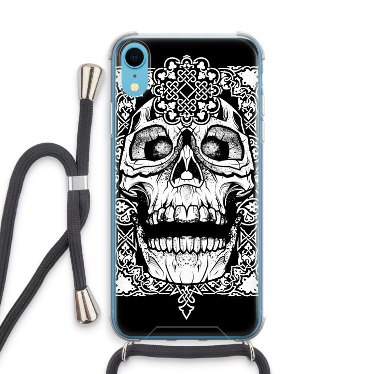 Seek & Destroy: iPhone XR Transparant Hoesje met koord