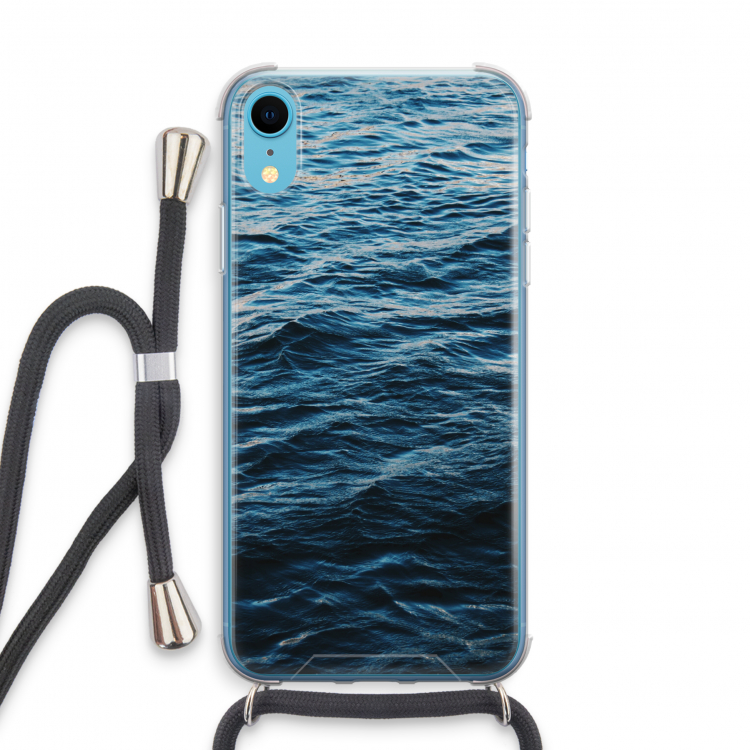 Oceaan: iPhone XR Transparant Hoesje met koord