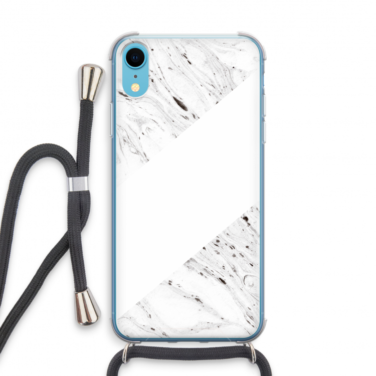 Biggest stripe: iPhone XR Transparant Hoesje met koord