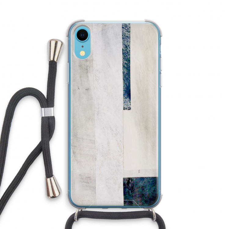 Meet you there: iPhone XR Transparant Hoesje met koord