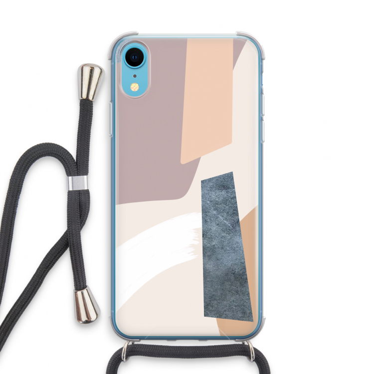 Luca: iPhone XR Transparant Hoesje met koord