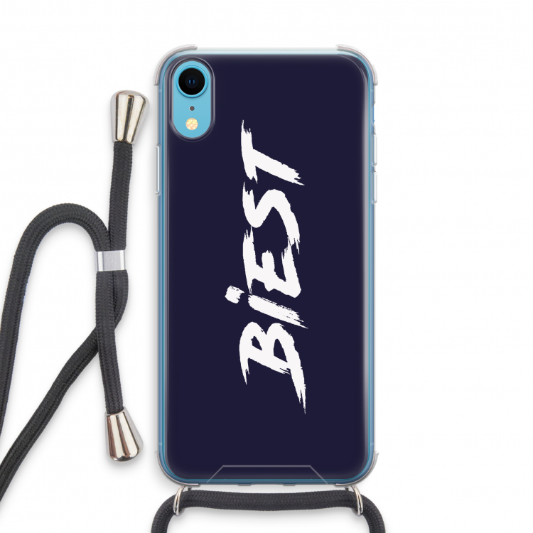 Biest: iPhone XR Transparant Hoesje met koord