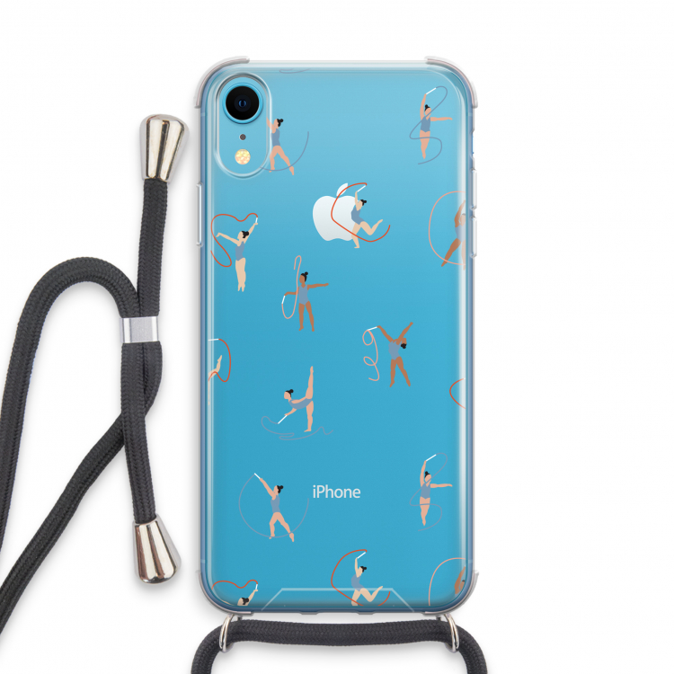Dancing #3: iPhone XR Transparant Hoesje met koord