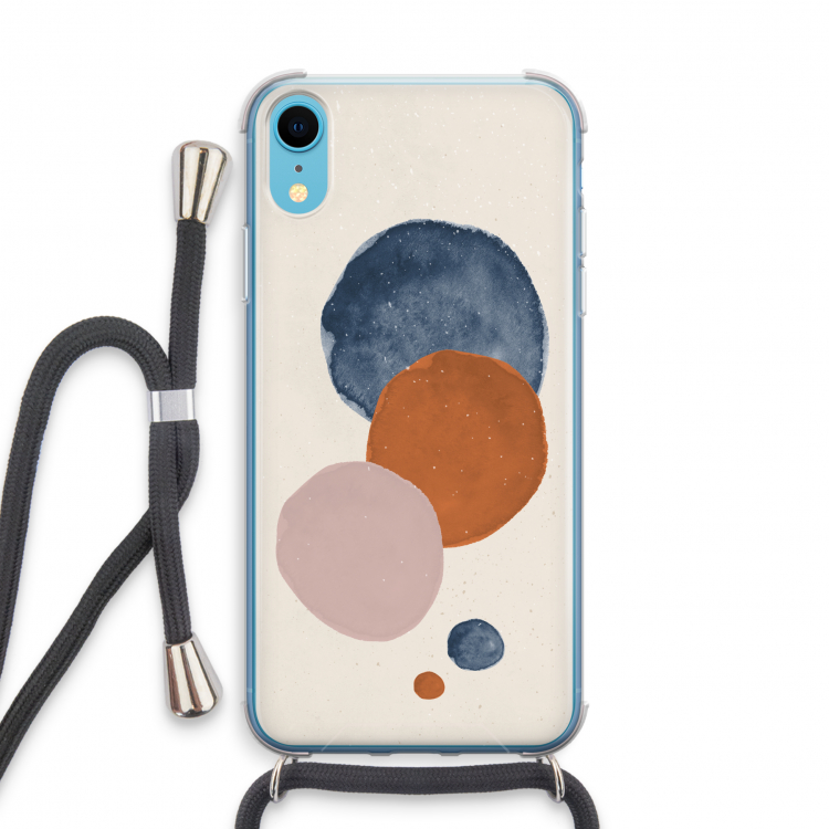 Geo #4: iPhone XR Transparant Hoesje met koord