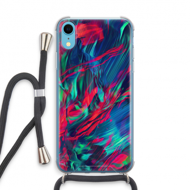 Pilgrims Of The Sea: iPhone XR Transparant Hoesje met koord