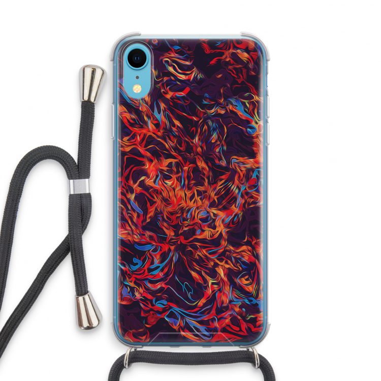 Lucifer: iPhone XR Transparant Hoesje met koord