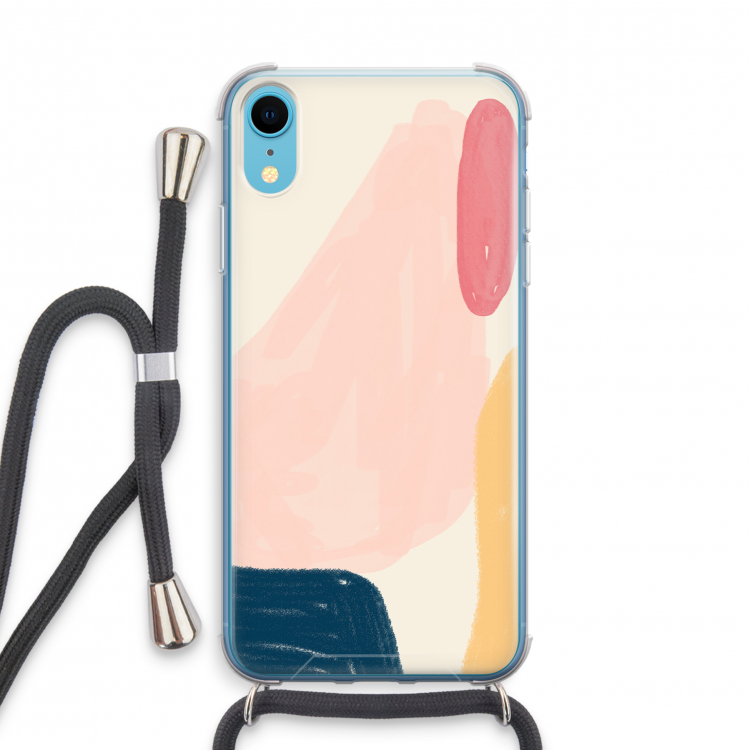 Saturday Flow: iPhone XR Transparant Hoesje met koord