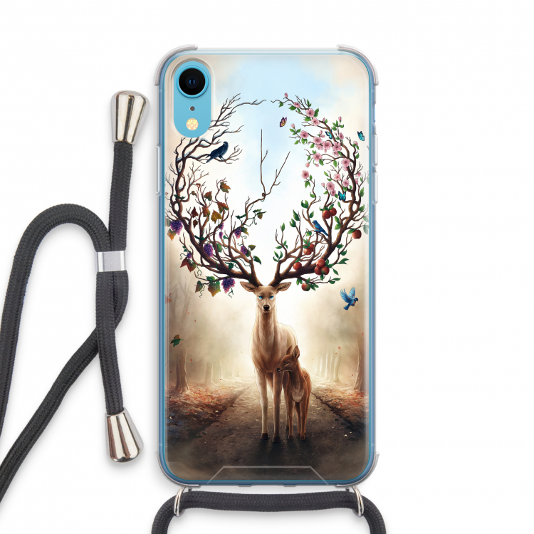 Seasons Change: iPhone XR Transparant Hoesje met koord
