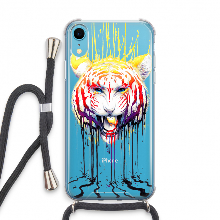 Fading: iPhone XR Transparant Hoesje met koord