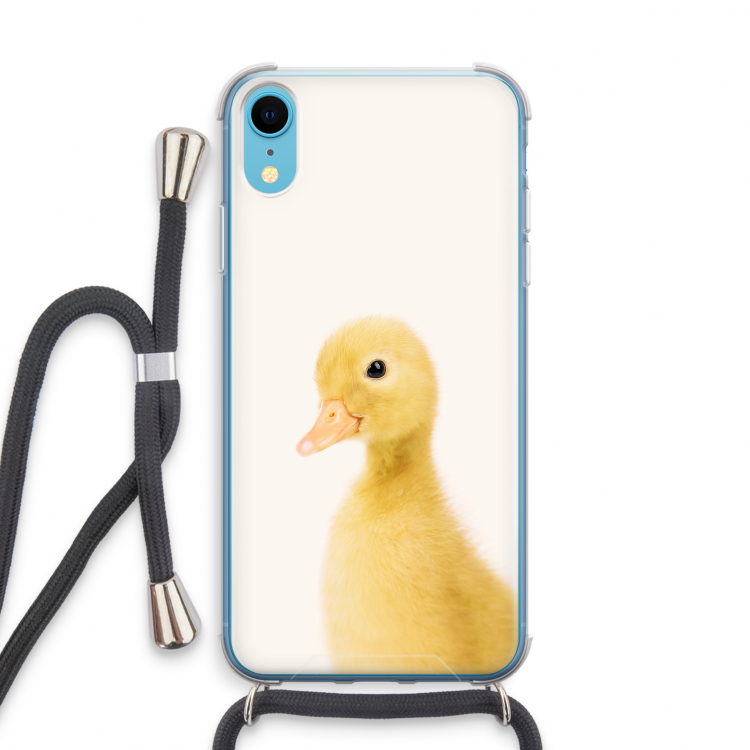 Duke: iPhone XR Transparant Hoesje met koord