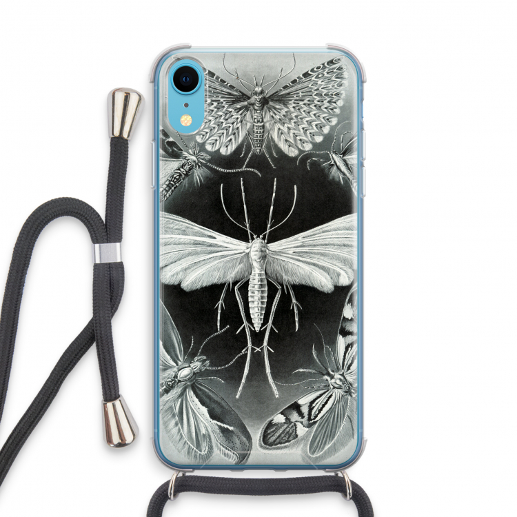 Haeckel Tineida: iPhone XR Transparant Hoesje met koord