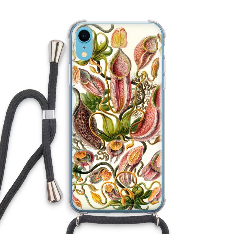 Haeckel Nepenthaceae: iPhone XR Transparant Hoesje met koord