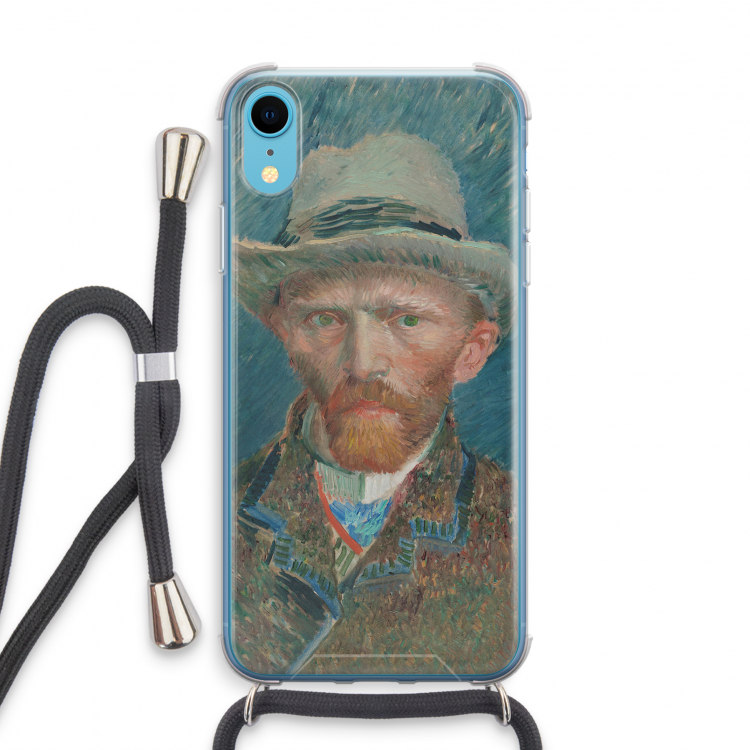 Van Gogh: iPhone XR Transparant Hoesje met koord