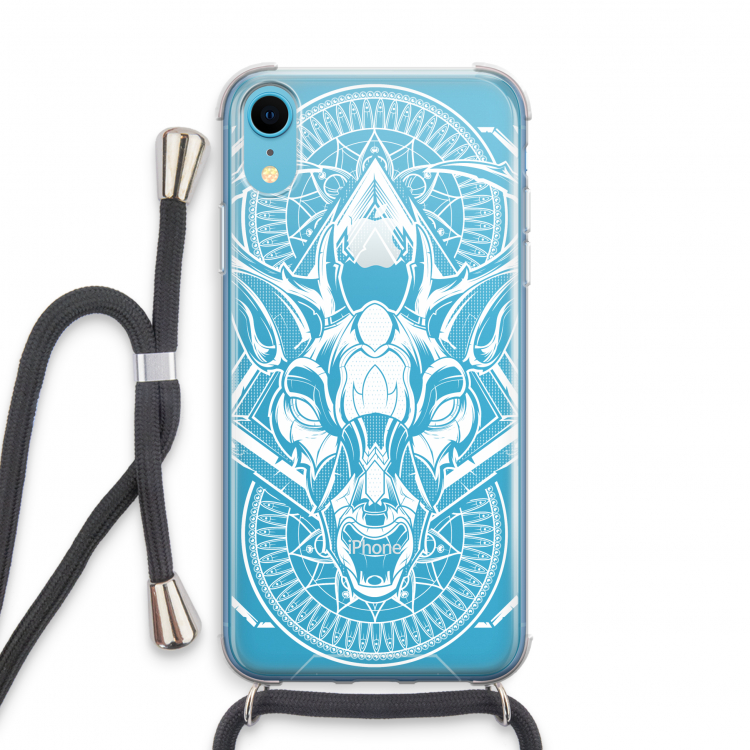 Oh Deer: iPhone XR Transparant Hoesje met koord