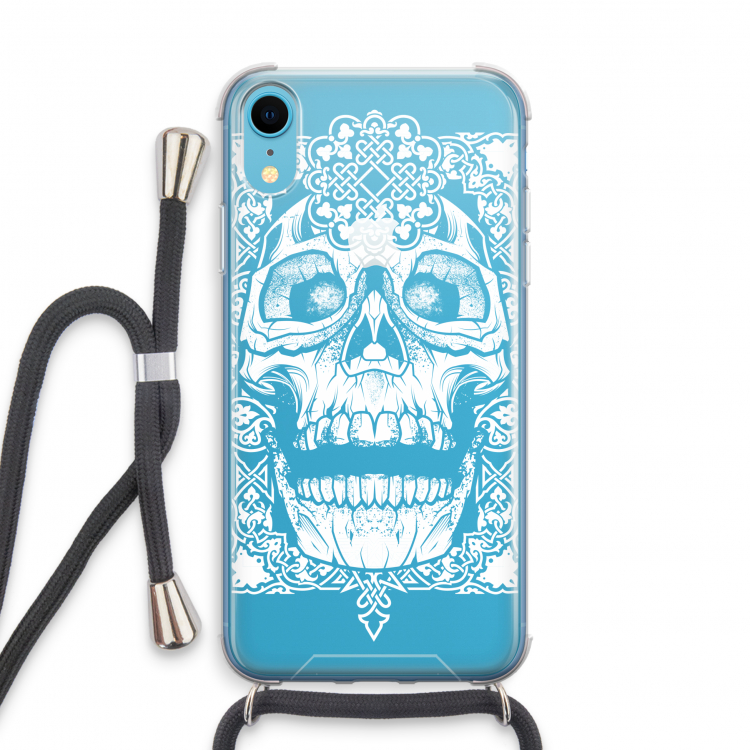 Seek & Destroy: iPhone XR Transparant Hoesje met koord
