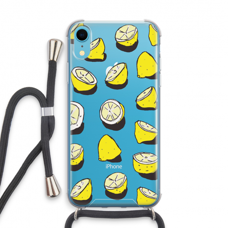 When Life Gives You Lemons...: iPhone XR Transparant Hoesje met koord