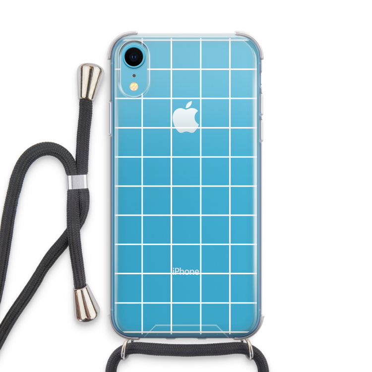 Rooster 2: iPhone XR Transparant Hoesje met koord