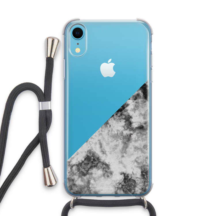 Onweer: iPhone XR Transparant Hoesje met koord
