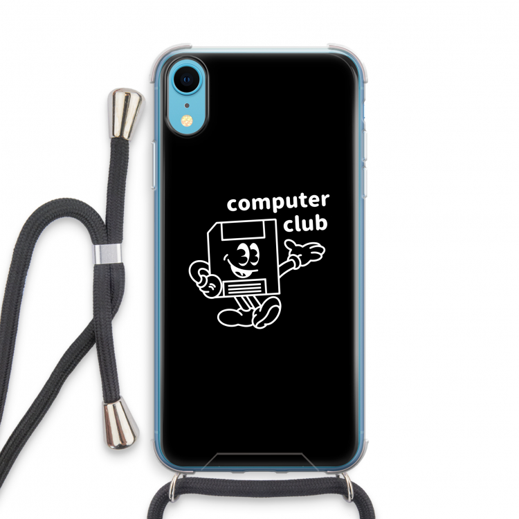 Floppyhead: iPhone XR Transparant Hoesje met koord