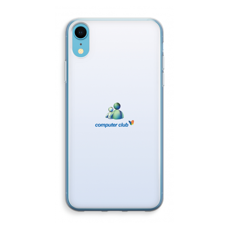 MSN: iPhone XR Transparant Hoesje