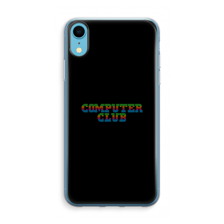 Retro: iPhone XR Transparant Hoesje