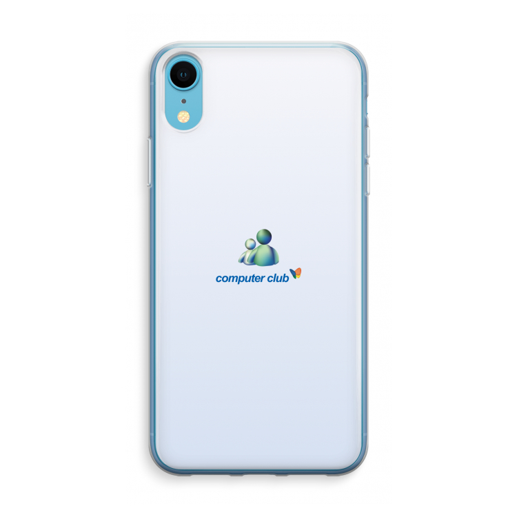 MSN: iPhone XR Transparant Hoesje