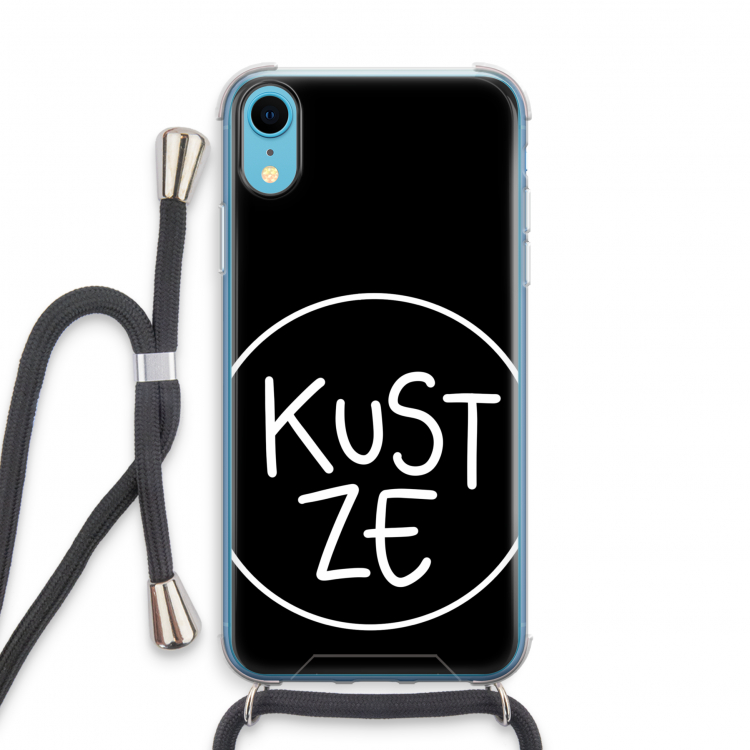 KUST ZE: iPhone XR Transparant Hoesje met koord