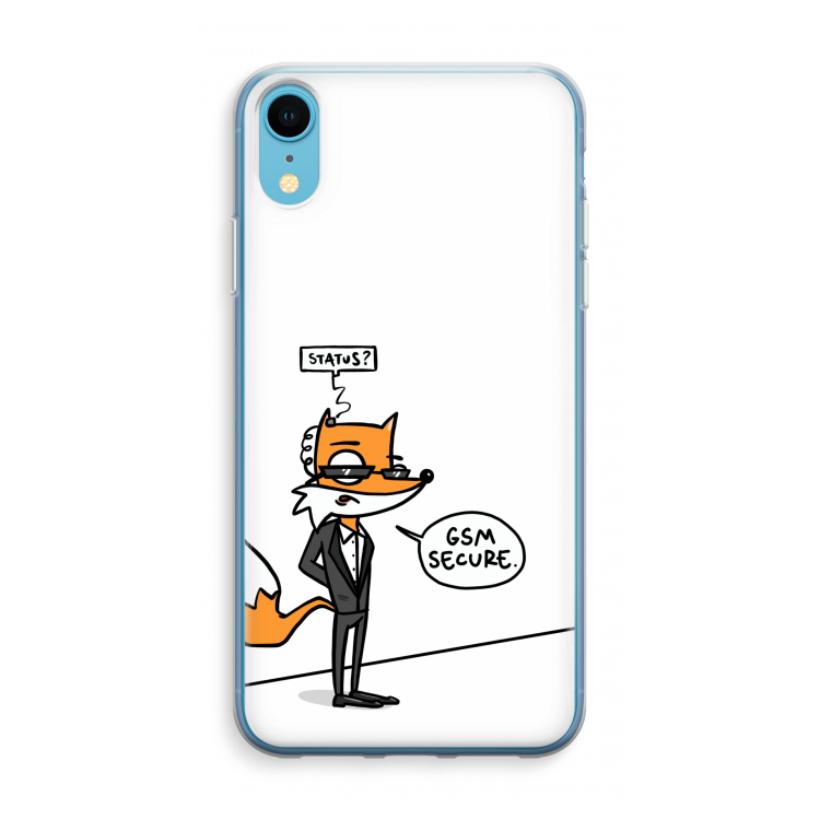 GSM secure: iPhone XR Transparant Hoesje