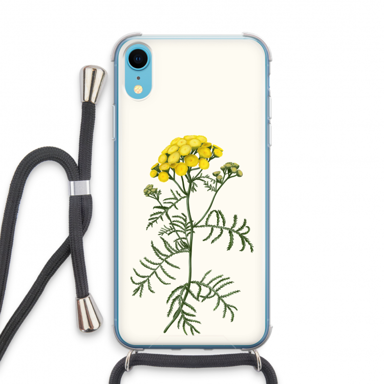 Tansy: iPhone XR Transparant Hoesje met koord