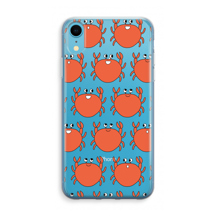 Krab: iPhone XR Transparant Hoesje