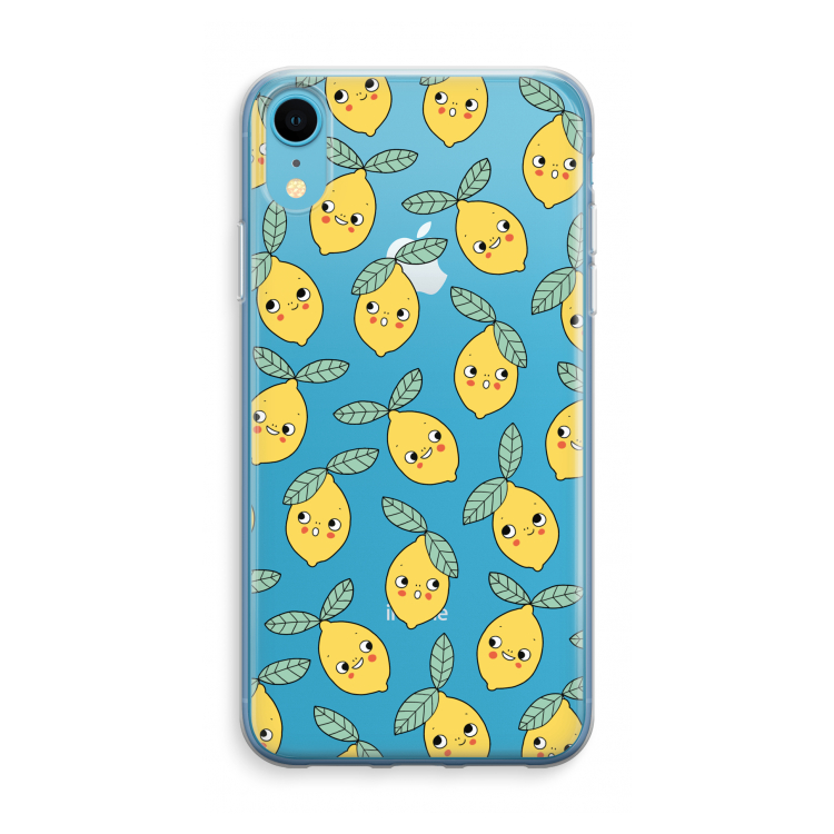 Citroenen: iPhone XR Transparant Hoesje