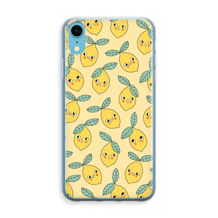 Citroenen: iPhone XR Transparant Hoesje