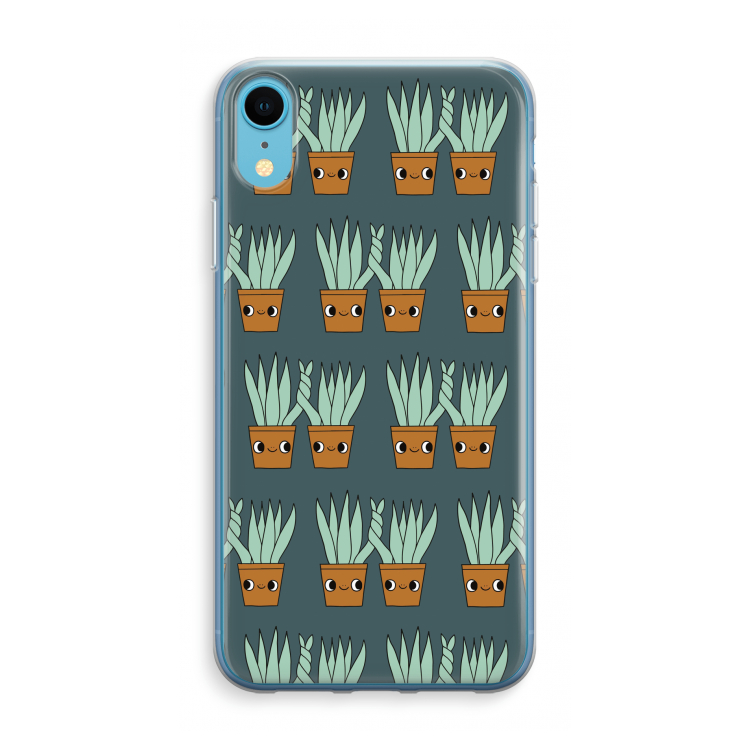 Sansevieria: iPhone XR Transparant Hoesje