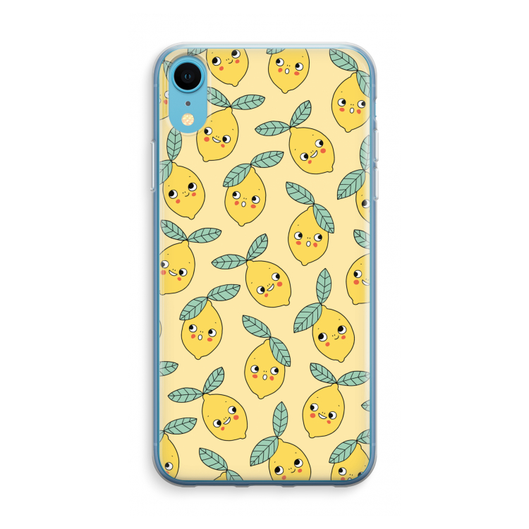 Citroenen: iPhone XR Transparant Hoesje