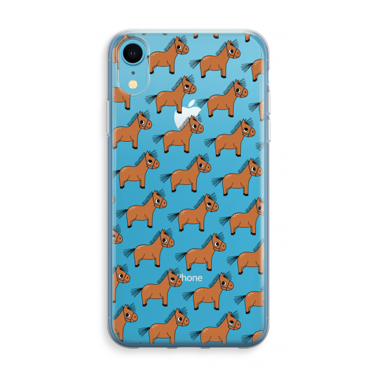 Pony: iPhone XR Transparant Hoesje