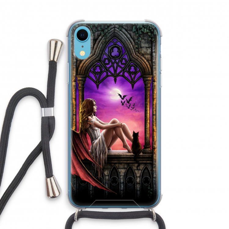 Kinderen van de nacht: iPhone XR Transparant Hoesje met koord