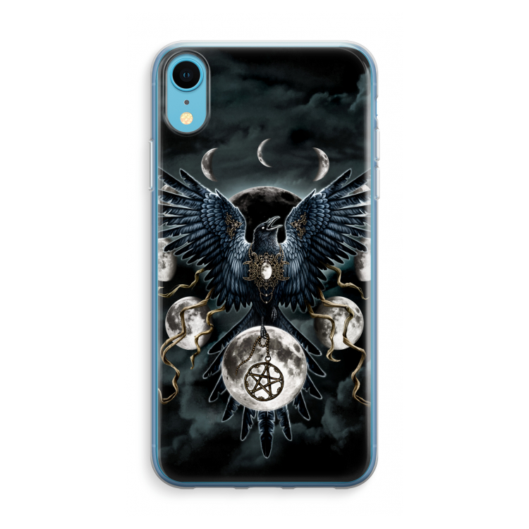 Sinister Wings: iPhone XR Transparant Hoesje