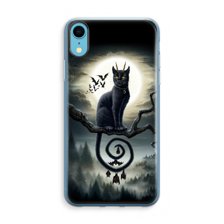 Moonlight Companions: iPhone XR Transparant Hoesje
