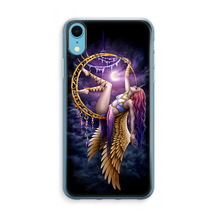 Aerial Angel: iPhone XR Transparant Hoesje
