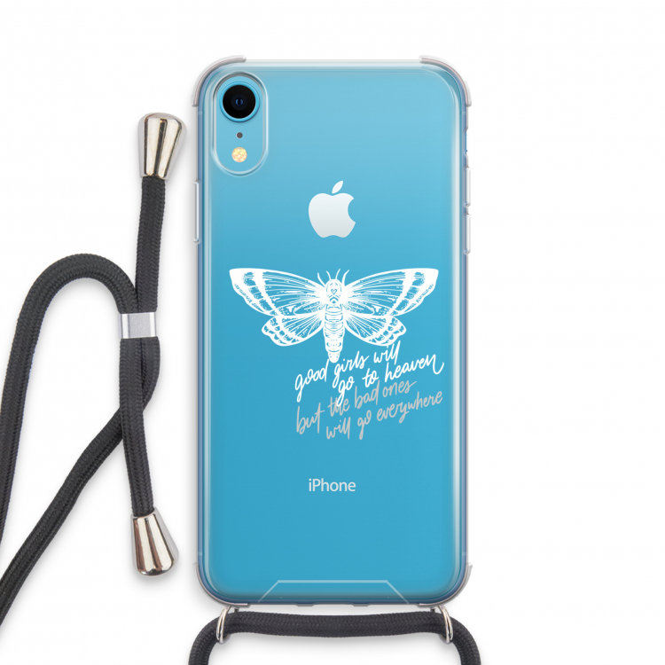 Good or bad: iPhone XR Transparant Hoesje met koord