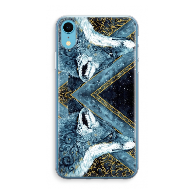Golden Fox: iPhone XR Transparant Hoesje