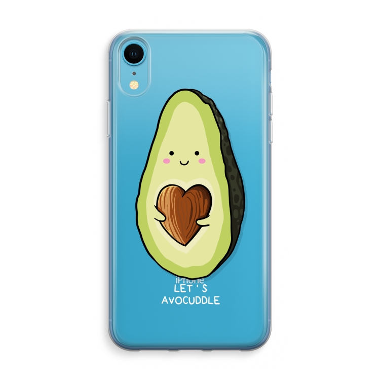 Avocuddle: iPhone XR Transparant Hoesje
