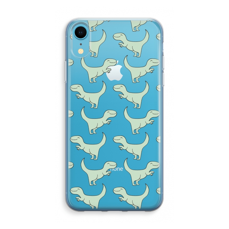 Dinos: iPhone XR Transparant Hoesje