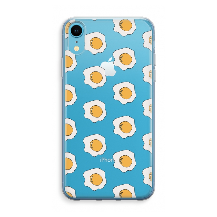 Bacon to my eggs #1: iPhone XR Transparant Hoesje