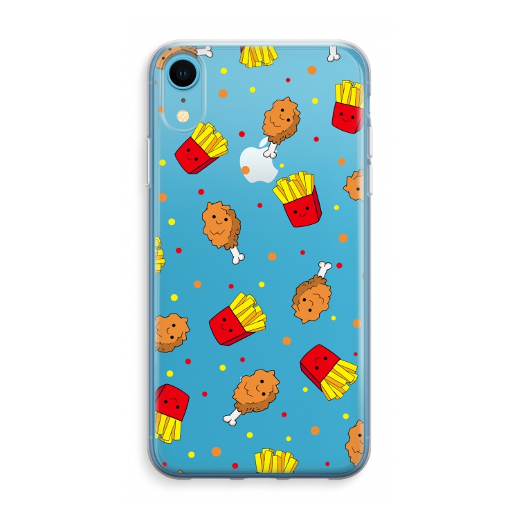 Chicken 'n Fries: iPhone XR Transparant Hoesje
