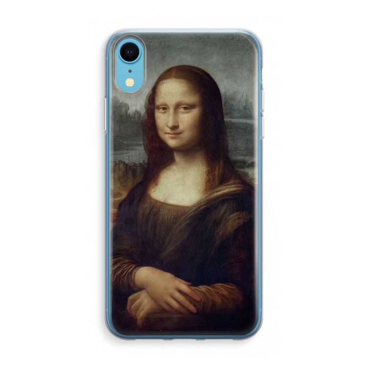 Mona Lisa: iPhone XR Transparant Hoesje