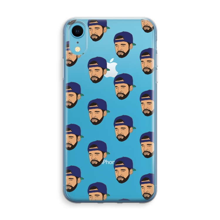 Drake Away: iPhone XR Transparant Hoesje
