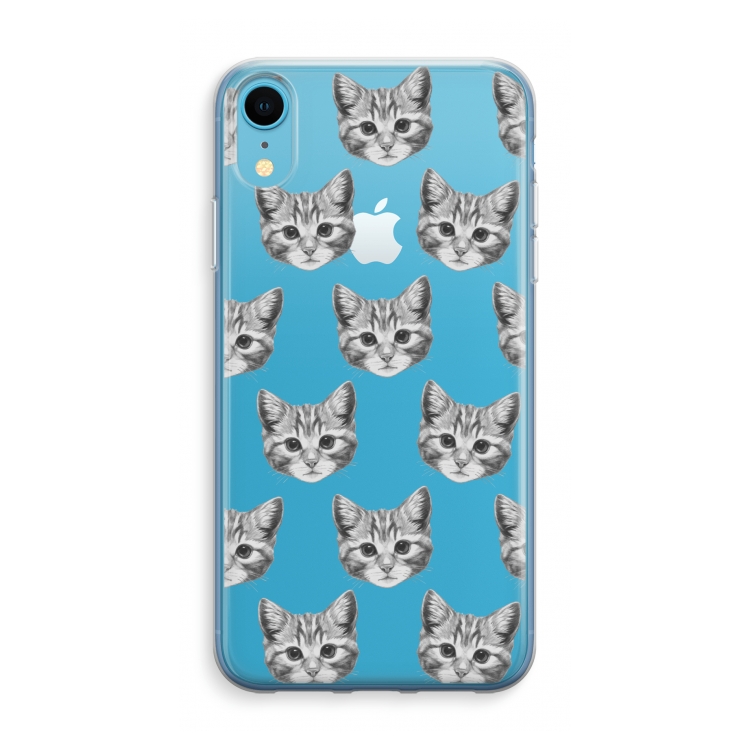 Kitten: iPhone XR Transparant Hoesje