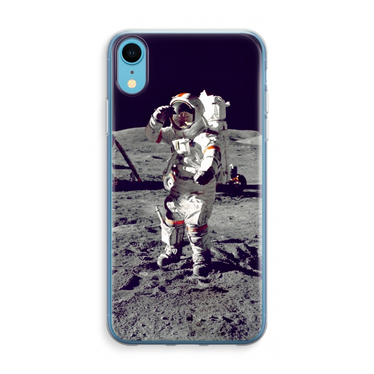 Spaceman: iPhone XR Transparant Hoesje