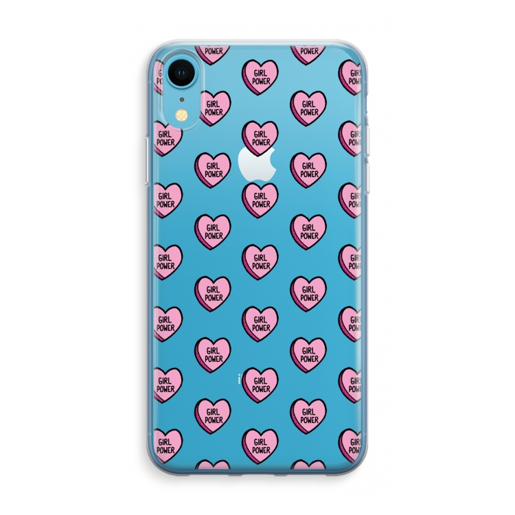 GIRL POWER: iPhone XR Transparant Hoesje